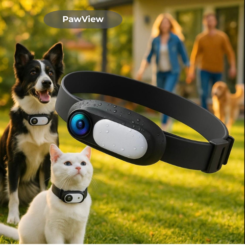PawView - das Halsband mit integrierter Kamera
