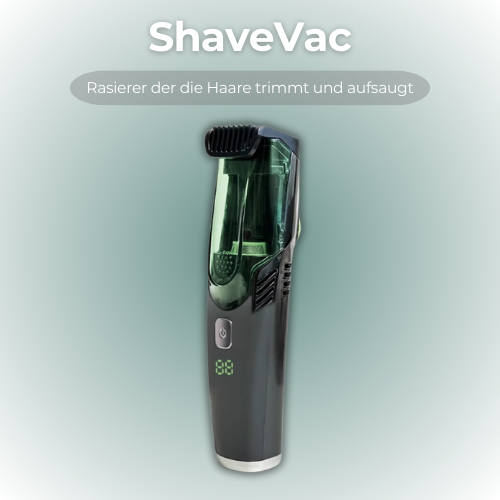 ShaveVac - ein Rasierer der die Haare trimmt und aufsaugt