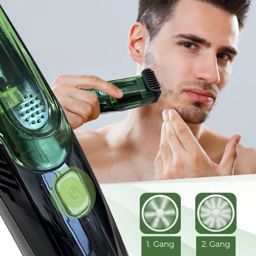 ShaveVac - ein Rasierer der die Haare trimmt und aufsaugt